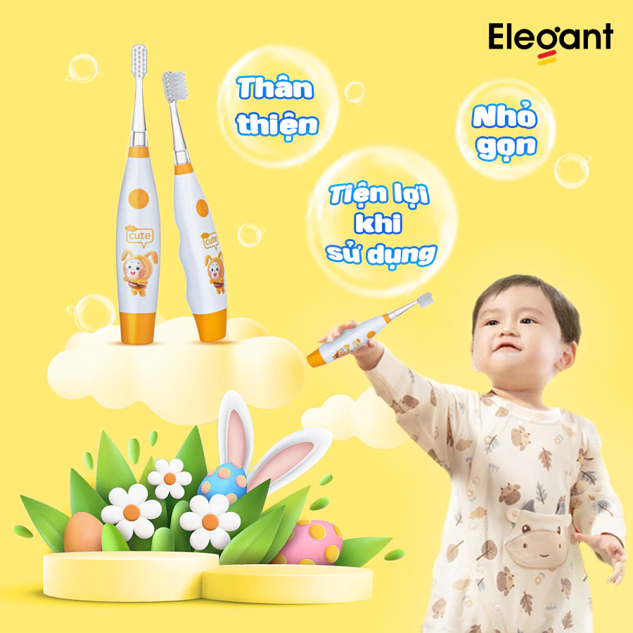 Bàn chải đánh răng điện Elegant Trẻ em