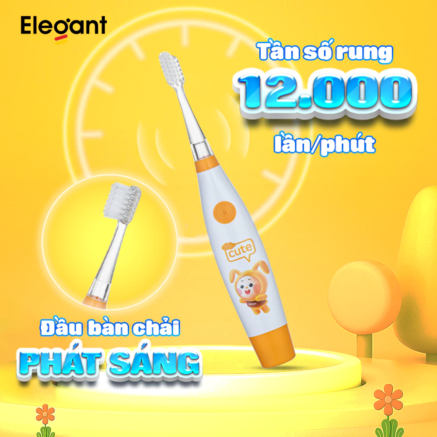 Bàn chải đánh răng điện Elegant Trẻ em