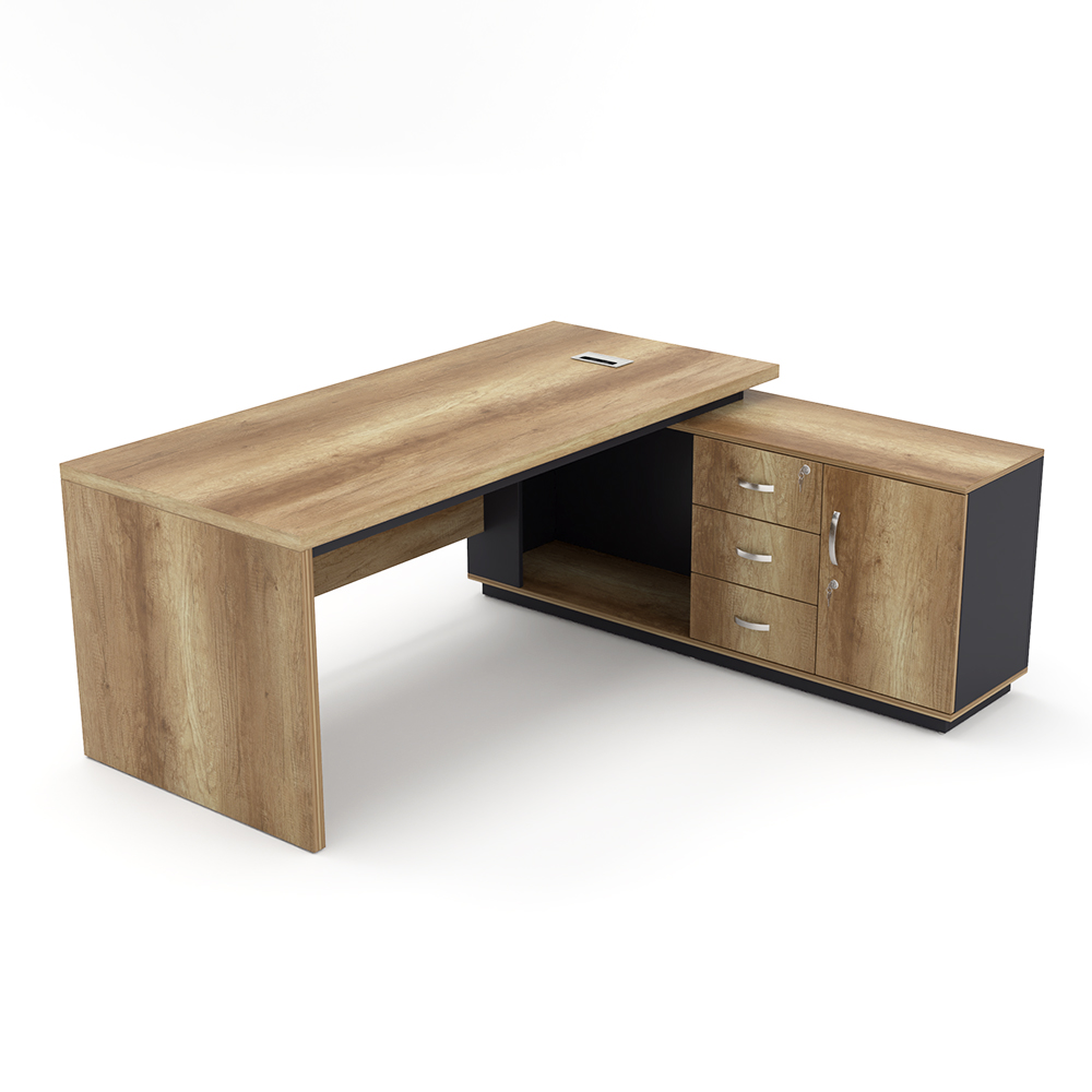 Bàn Giám Đốc 1M8 Chữ L BGDY045L