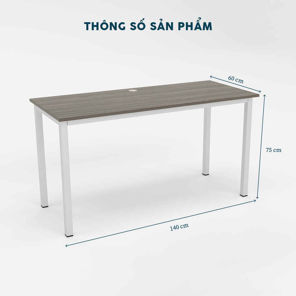 Bàn Làm Việc Chân Sắt YOTA BNVY27