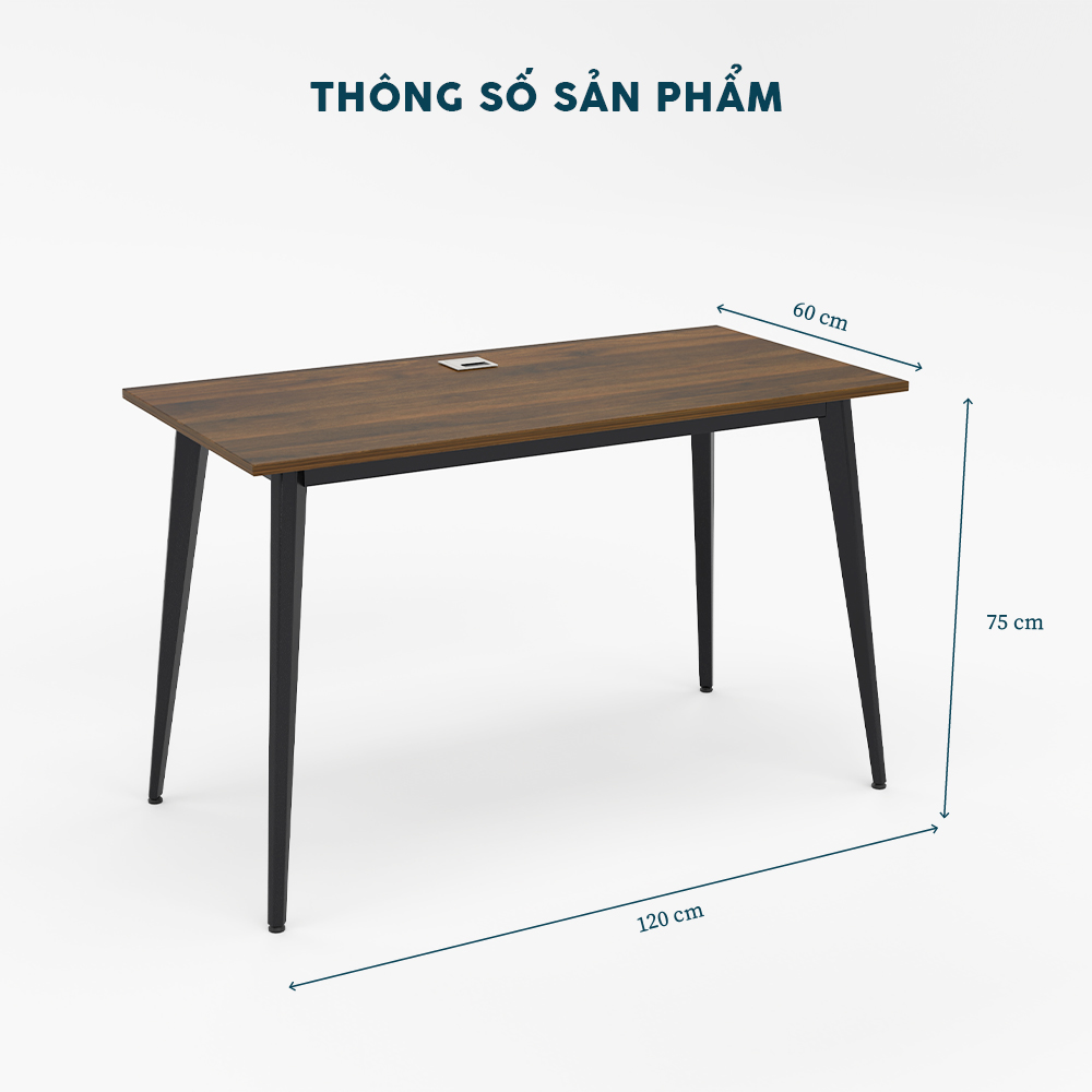 Bàn Làm Việc Chân Sắt YOTA BNVY28