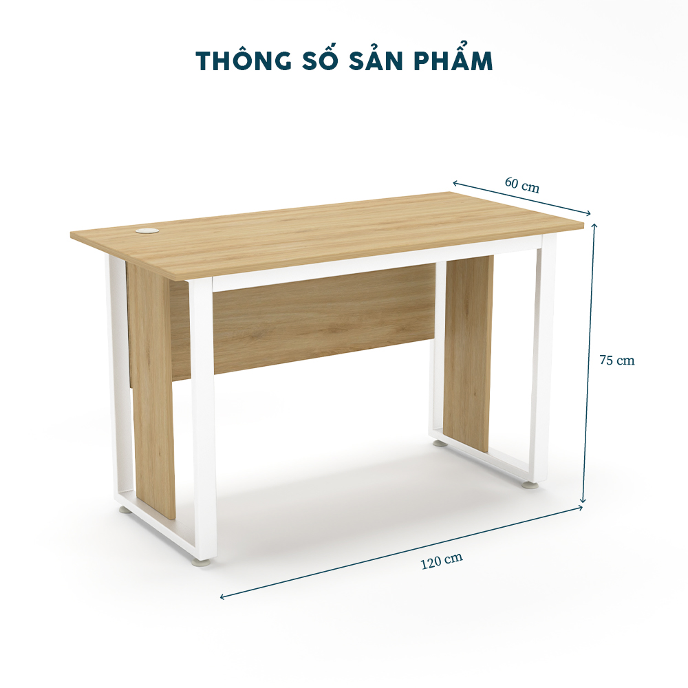 Bàn Làm Việc Chân Sắt YOTA BNVY06