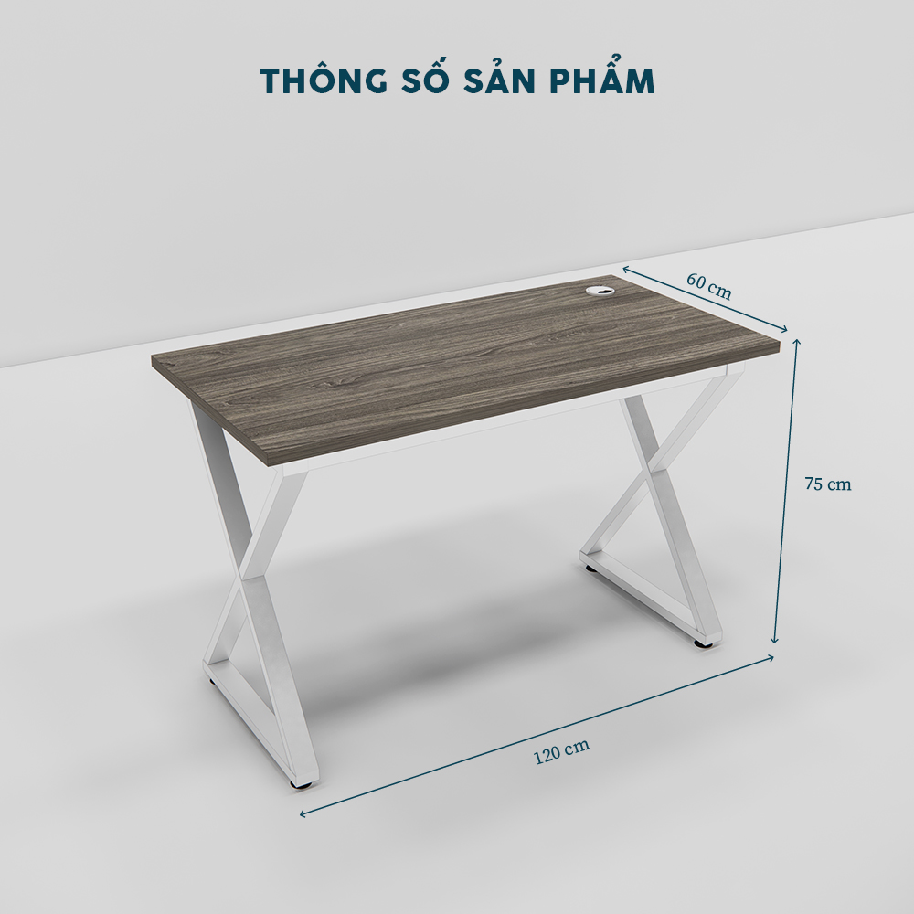 Bàn Làm Việc Chân Sắt YOTA BNVY10