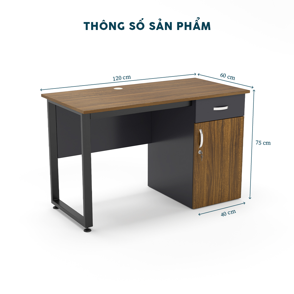 Bàn Nhân Viên Chân Sắt YOTA BLVY01