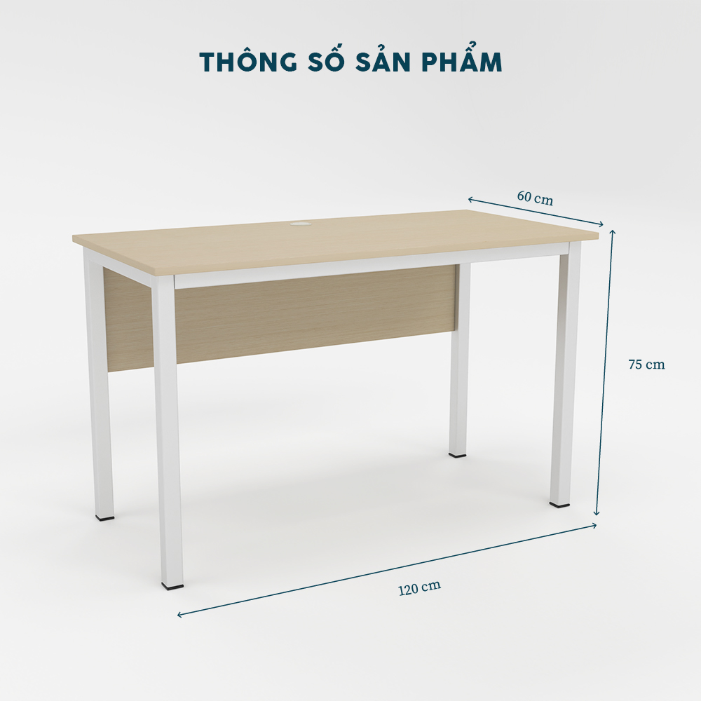 Bàn Văn Phòng Chân Sắt YOTA BNVY25