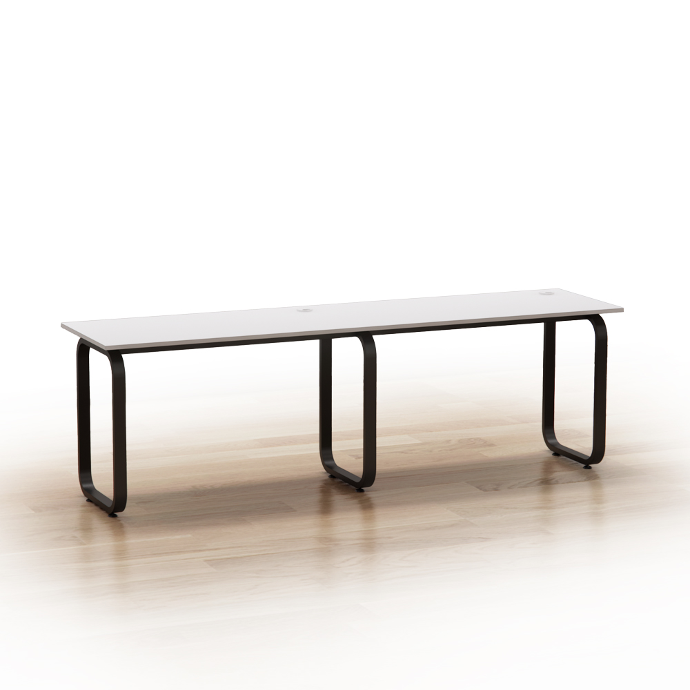 Cụm Bàn Nhân Viên 2 Người Chân Sắt CBNVY11-2406