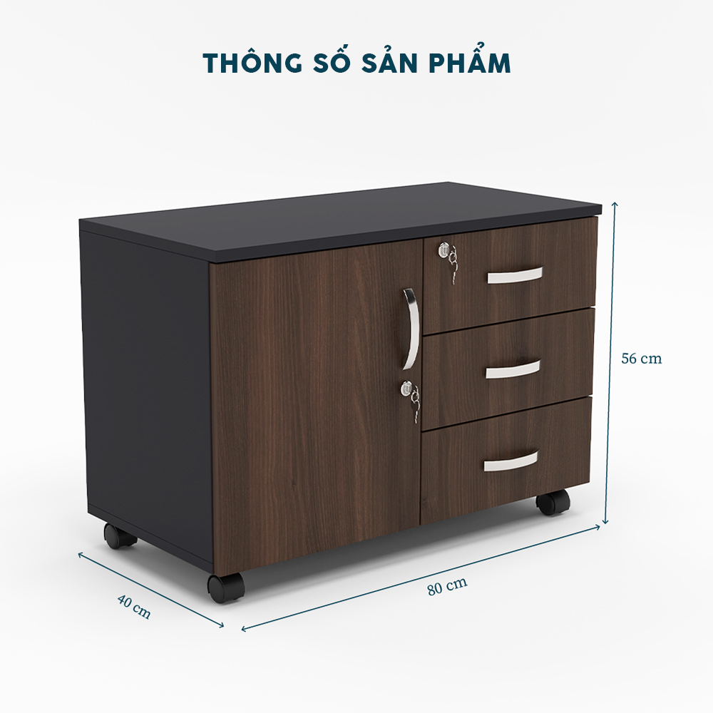 Hộc Tủ Di Động HTY09
