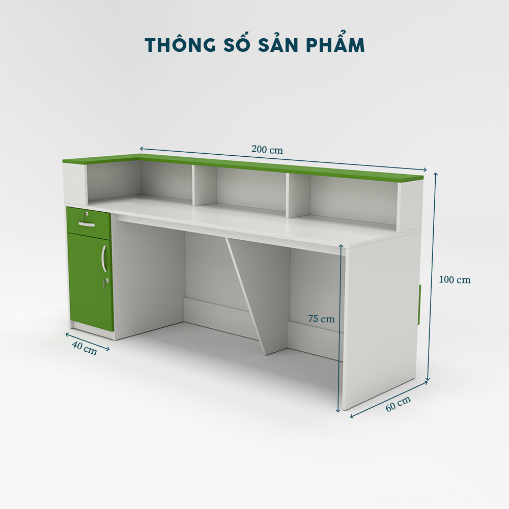 Quầy Lễ Tân QLTY17-20