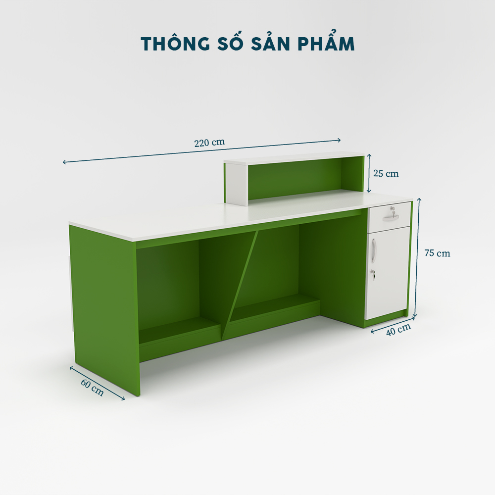 Quầy Lễ Tân QLTY19-22