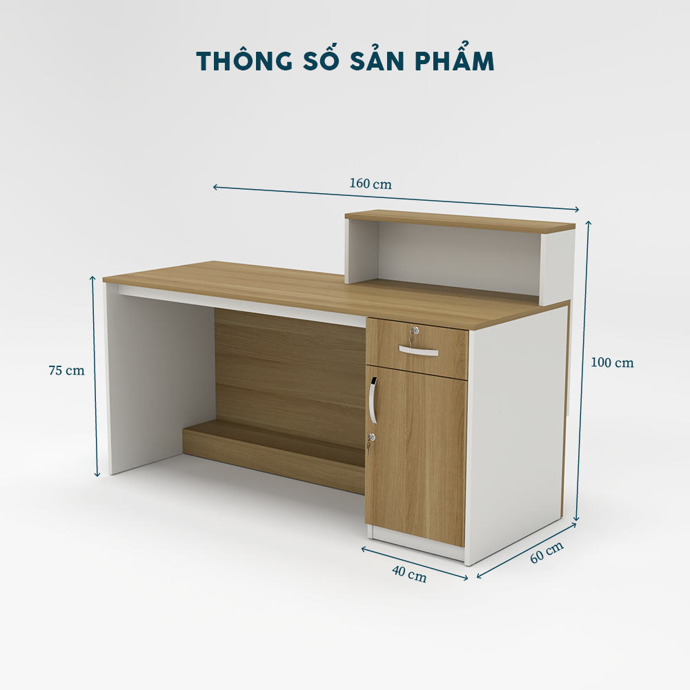 Quầy Lễ Tân QLTY23-16