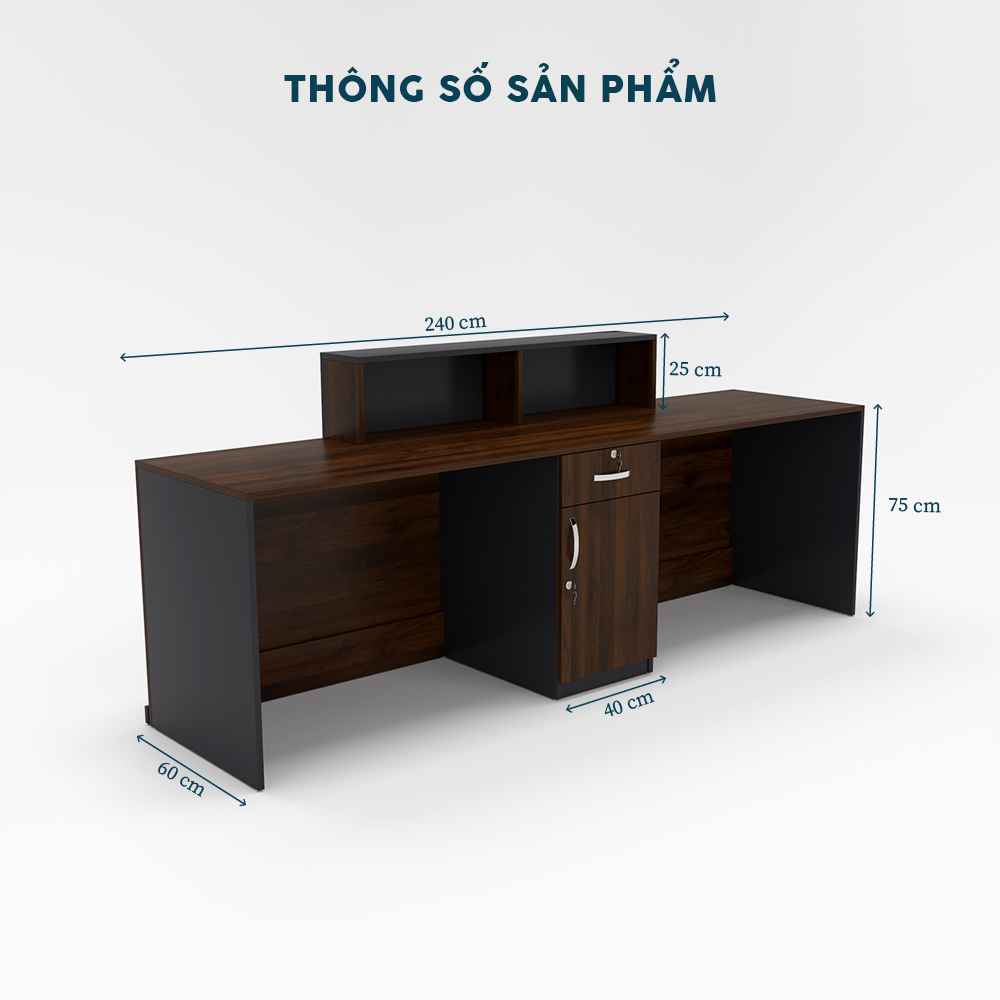 Quầy Lễ Tân QLTY24-24