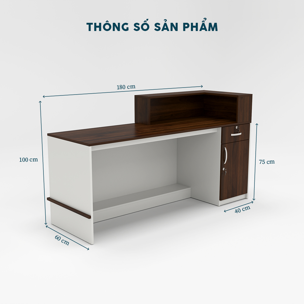 Quầy Lễ Tân QLTY25-18