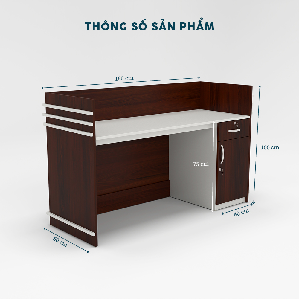 Quầy Lễ Tân QLTY26-16