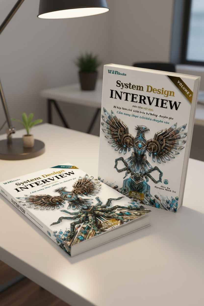 Combo System Design Interview Volume 1 và 2 Tiếng Việt – Sách lập trình ITBook kinh điển | Thiết kế hệ thống phân tán – Alex Xu (2026)