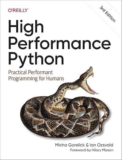 High Performance Python – Sách ITBook tối ưu hóa Python | Sách công nghệ Python Performance (3rd Edition, 2025) – Micha Gorelick