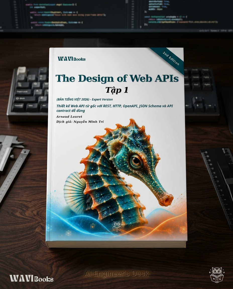 The Design of Web APIs – 2nd Edition – Thiết Kế API Dễ Dùng, Bảo Mật Và Dễ Mở Rộng – Bản Tiếng Việt Expert Version 2026 – Tập 1 + 2 (Ảnh bìa Tập 2)