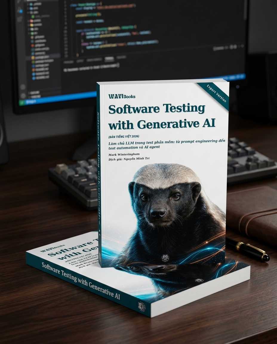 Software Testing with Generative AI – Làm Chủ LLM Trong Kiểm Thử Phần Mềm: Từ Prompt Engineering Đến Test Automation Và AI Agent – Bản Tiếng Việt Expert Version 2026