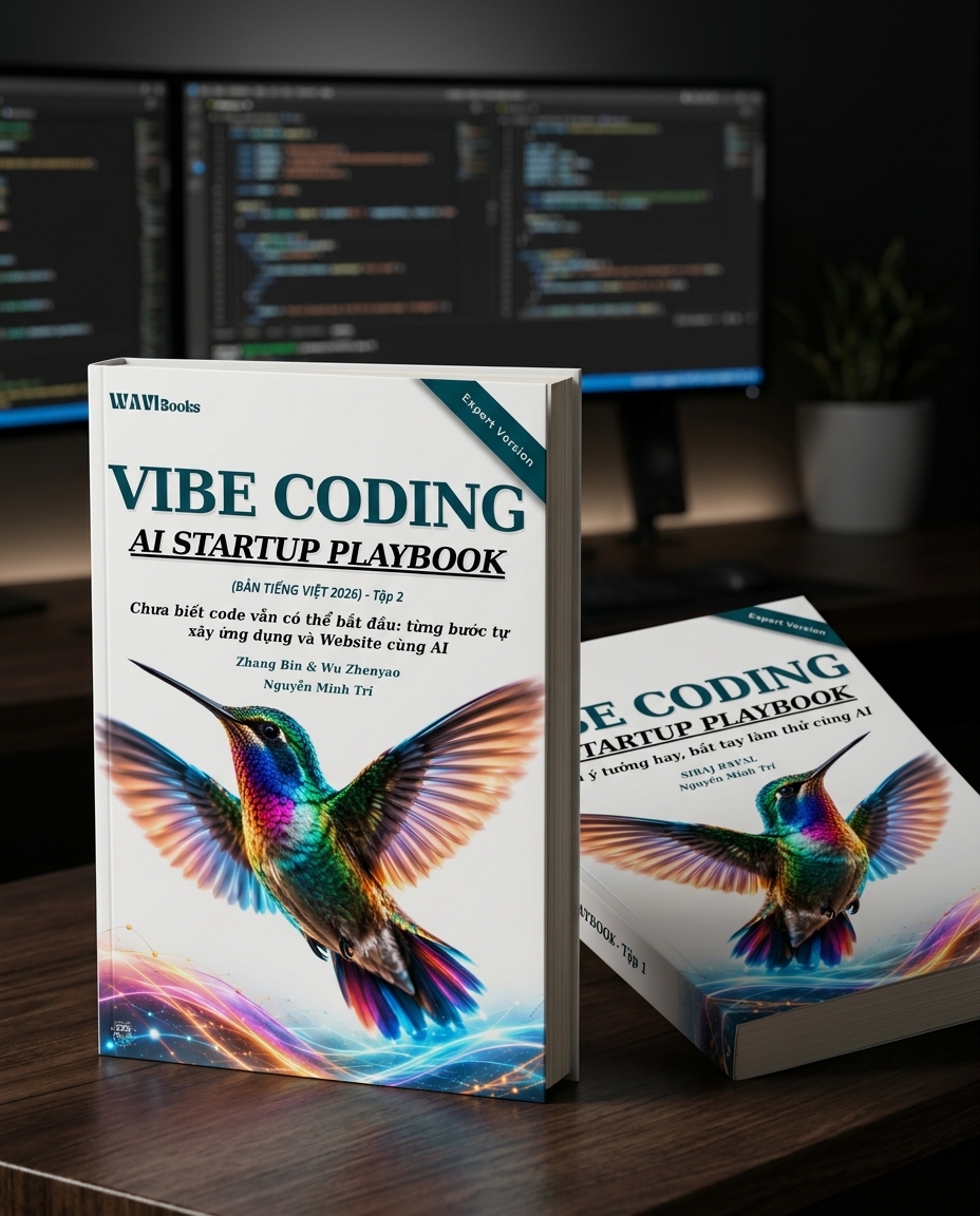 sách VIBE CODING AI STARTUP PLAYBOOK Tập 1 + 2 tiếng Việt