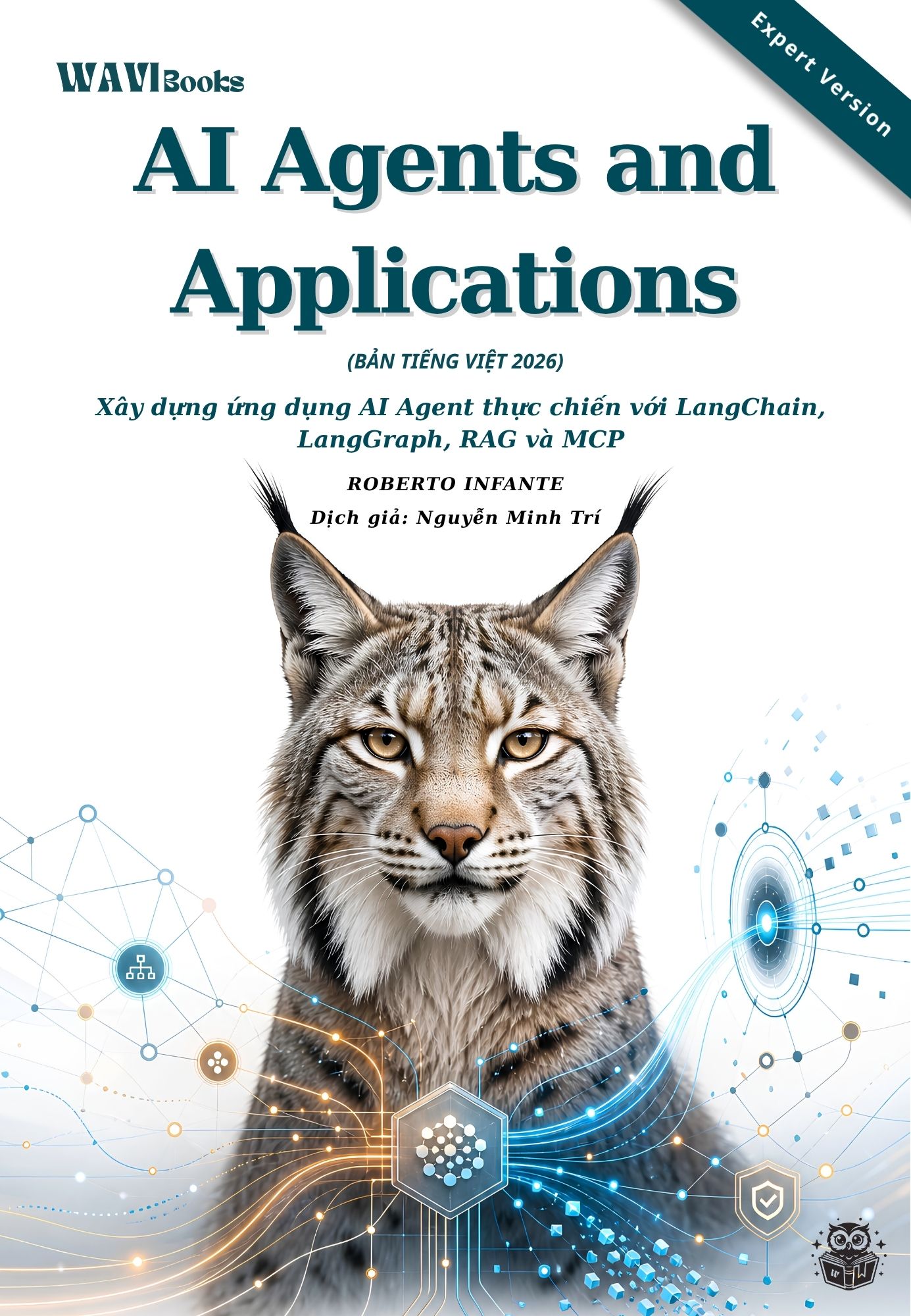 Bìa sách AI Agents and Applications Expert Version bản tiếng Việt 2026