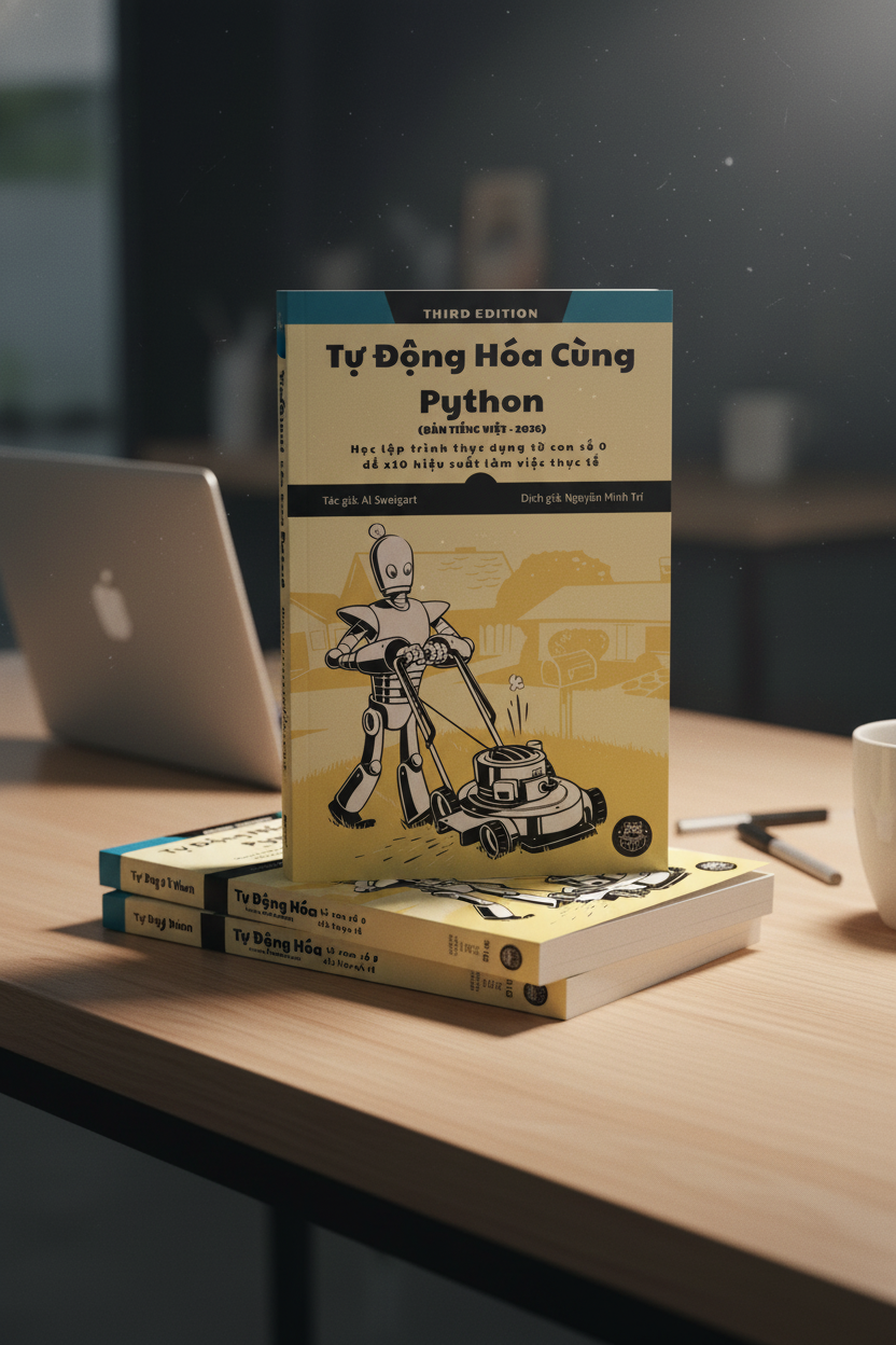 Tự Động Hóa Cùng Python (Bản Tiếng Việt - 2026) – Sách học lập trình ITBook kinh điển | Sách công nghệ 89ebook – Al Sweigart