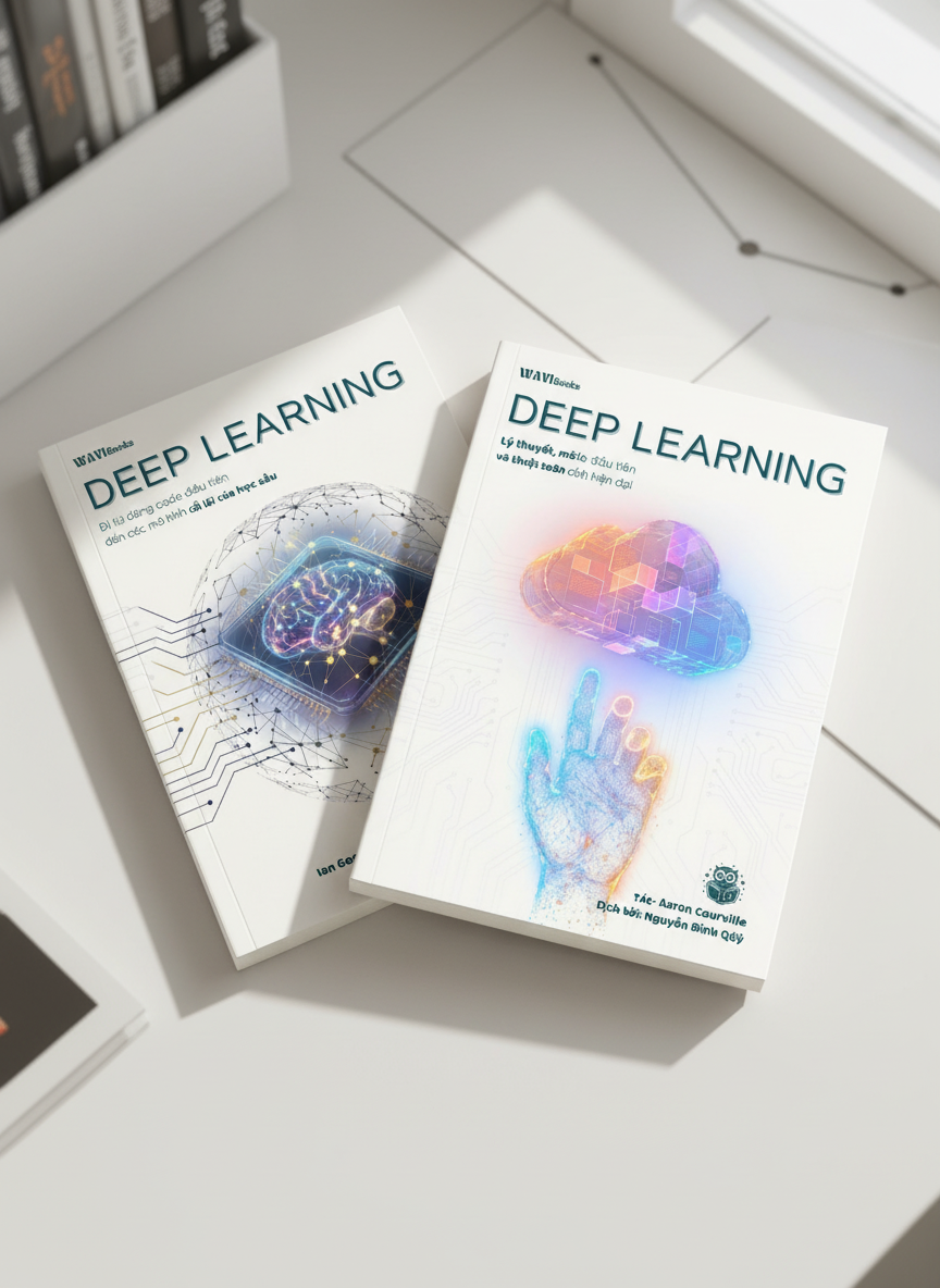 Combo "AI Mastermind" Tiếng Việt | Bộ 3 sách Trí tuệ nhân tạo từ Nền tảng đến Thực chiến IoT | Deep Learning, Machine Learning & AI Handbook (Full Stack)