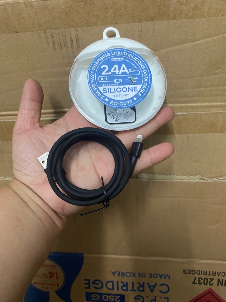 Cáp sạc nhanh 2.4A iPhone REMAX RC-C093 1.2m usb ra lightning chính hãng [BH 1 năm]