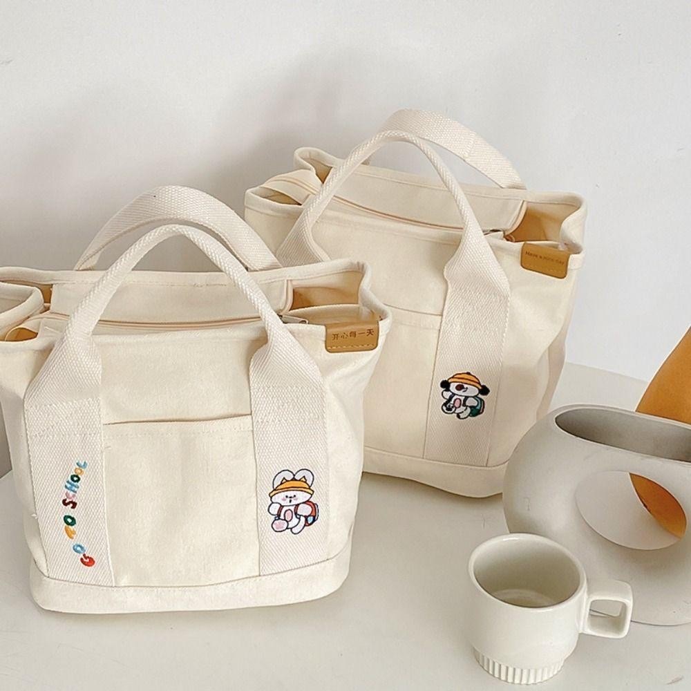 Túi vải xách tay, túi đựng đồ bỉm sữa đa năng Go To School cho Mẹ và Bé