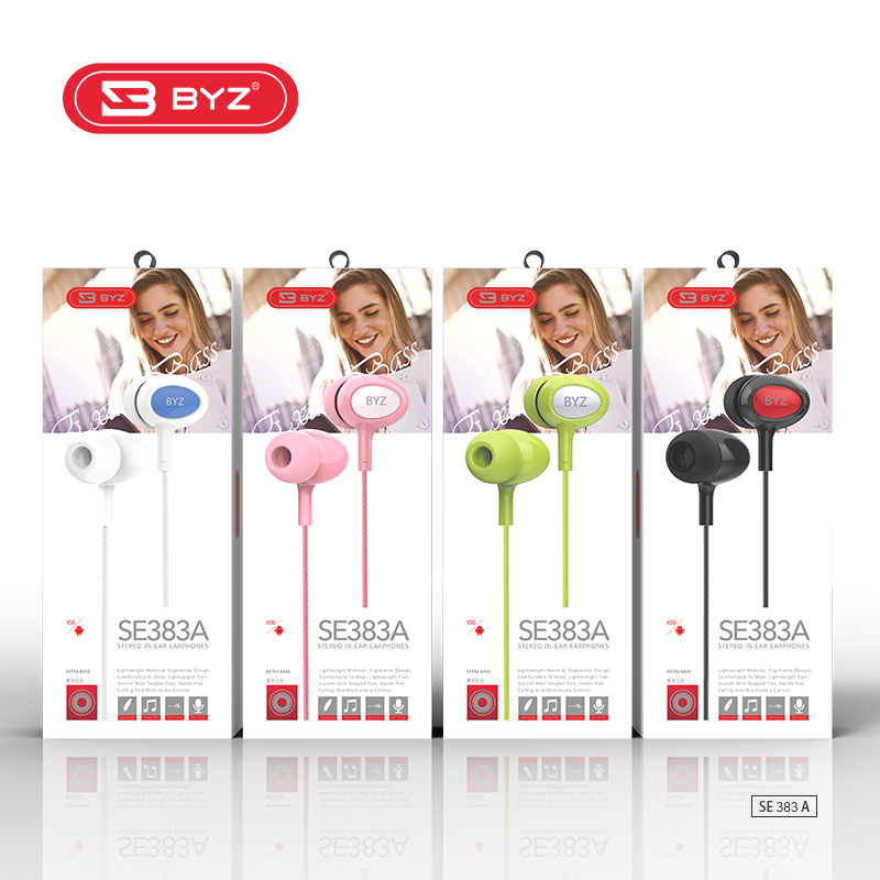 Tai nghe có dây 3.5 BYZ SE383/ SE383A chính hãng [BH: 3 tháng]
