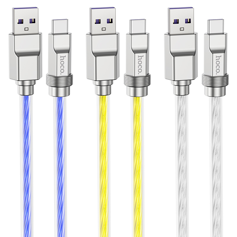 Cáp sạc nhanh 100w HOCO U113 (a-c 1m) (usb ra type-c) chính hãng [BH 1 năm]