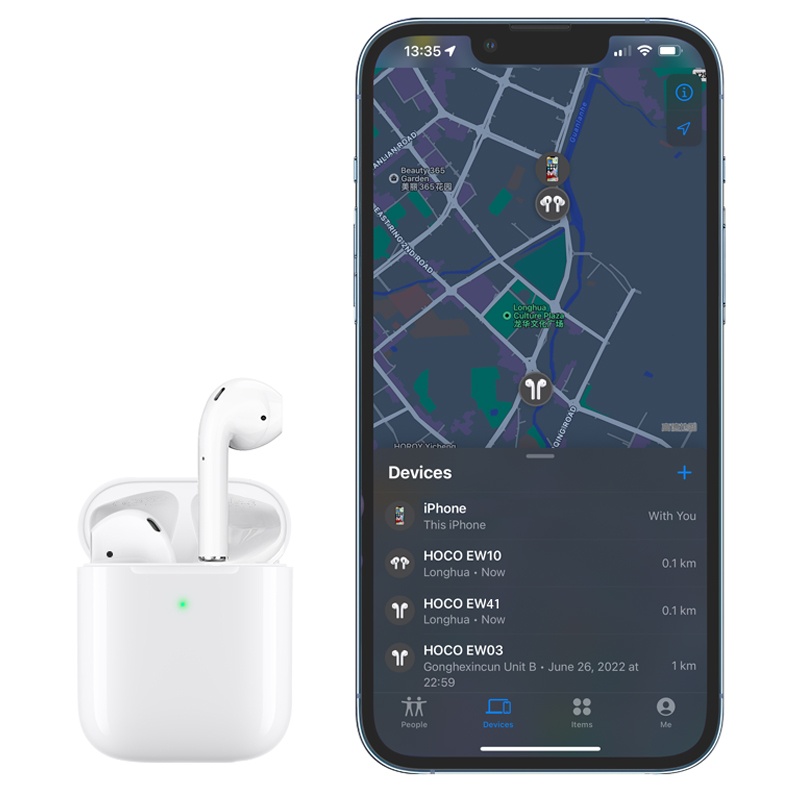 Tai nghe bluetooth HOCO EW41 True wirless V5.3 kiểu dáng Airpods 2 chính hãng [BH 1 năm]