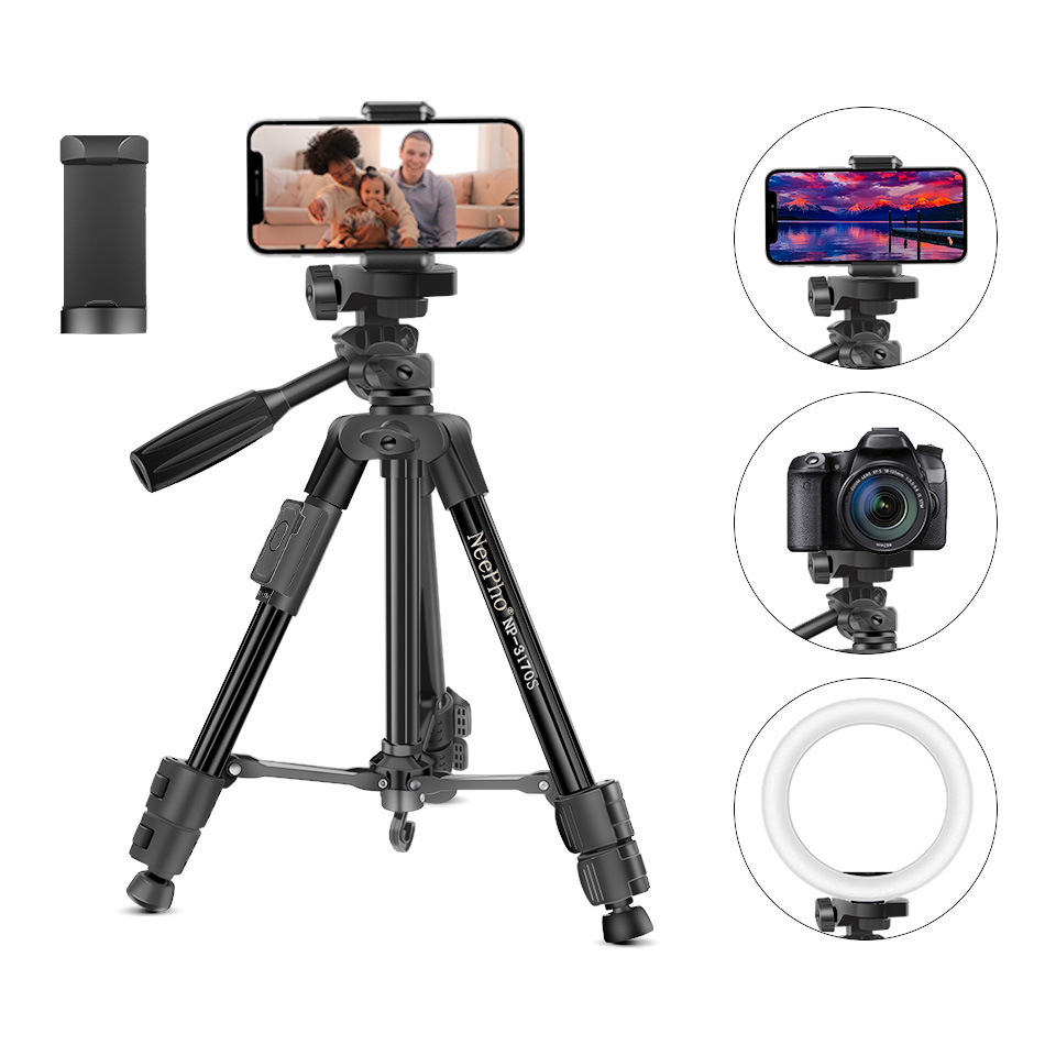 Giá đỡ kẹp điện thoại Neepho NP-3170S 3 chân Tripod xịn