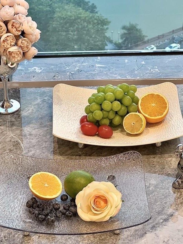 Khay đựng trái cây, bánh mứt  để bàn kiểu cong [BH: NONE] 1l1d7