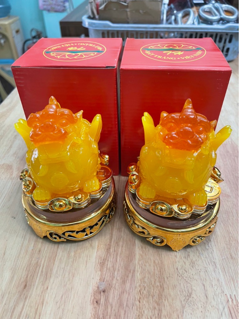 Tỳ hưu phong thủy vàng cam / pktn sale