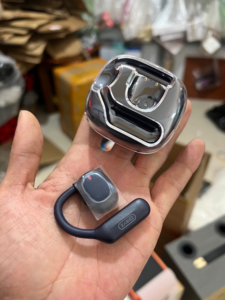 Tai nghe bluetooth BYZ S-600 (Trắng vs Xanh Đen) kiểu dáng airpods chống ồn S600 [BH: 6 tháng]