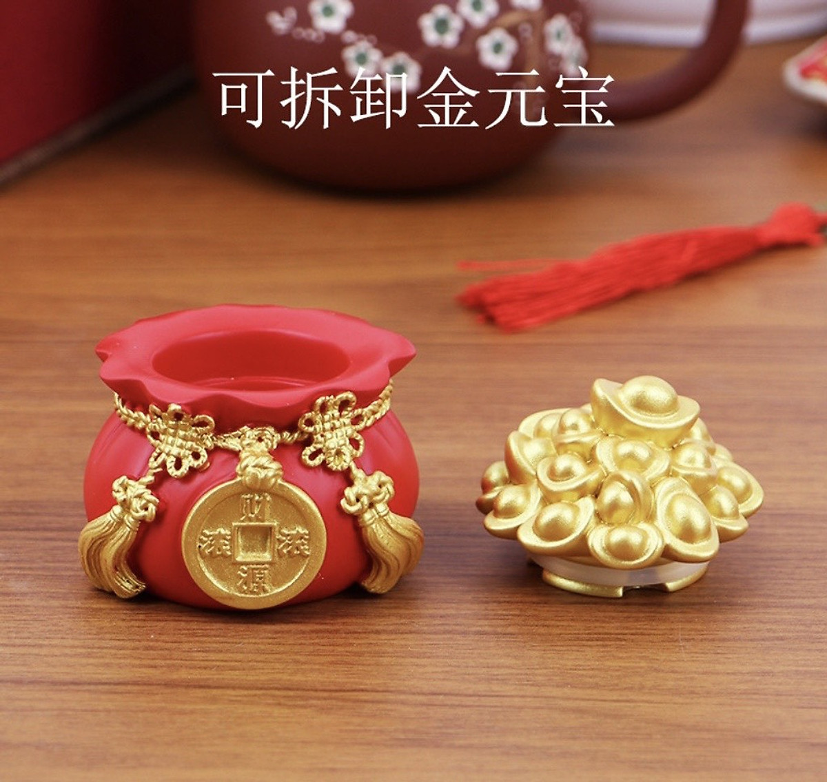 Hủ đựng vàng thỏi mini chiêu tài, kích vận [BH: NONE]
