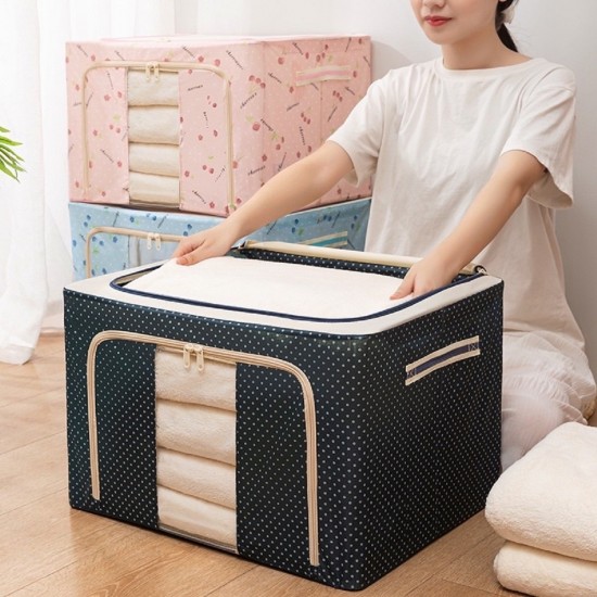 Túi giỏ đựng chăn màn khung sắt mẫu mới tiện lợi [BH: NONE]