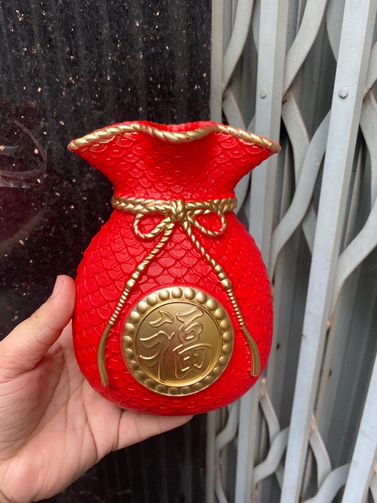 Bình hoa lúa mạch tài lộc may mắn, trang trí tết, decor [bh: none]