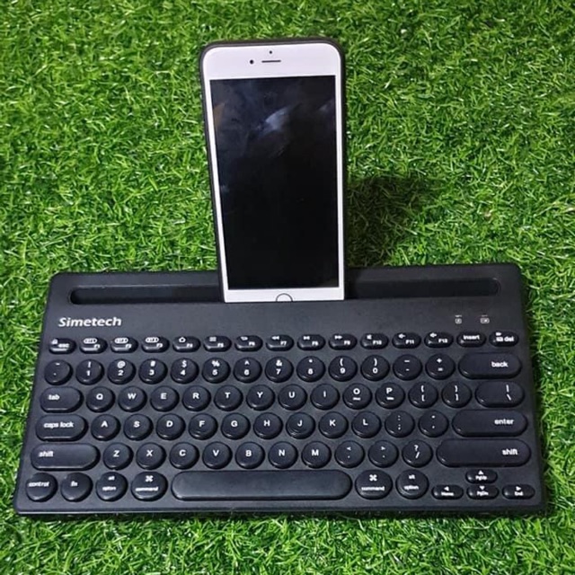 Bàn phím Bluetooth Simetech KB700 không dây cho Laptop / iPad / Điện thoại, kết nối được cùng lúc 3 thiết bị chính hãng [BH 1 năm] / pktn sale