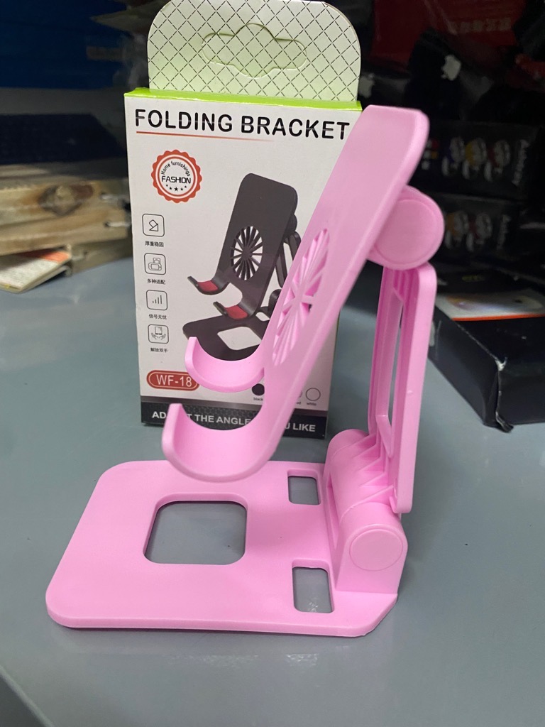 Giá đỡ điện thoại bằng Nhựa màu Hồng FD WF-18 thiết kế độc đáo, chắc chắn