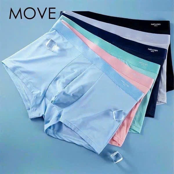 Hộp 4 quần lót nam Boxer thun lạnh cao cấp, siêu mát kiểu quần đùi (Size L  50-60kg; XL (60-70kg) [BH: NONE]