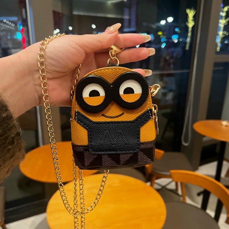 Túi đeo chéo mini ví mini đựng tiền hình Minion cute ngộ nghĩnh dễ thương [BH: NONE] / pktn sale