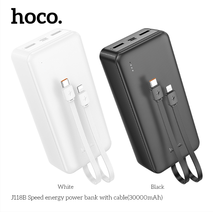 Sạc dự phòng Hoco J118B 30000mAh chính hãng [ BH 1 NĂM] / pktn sale