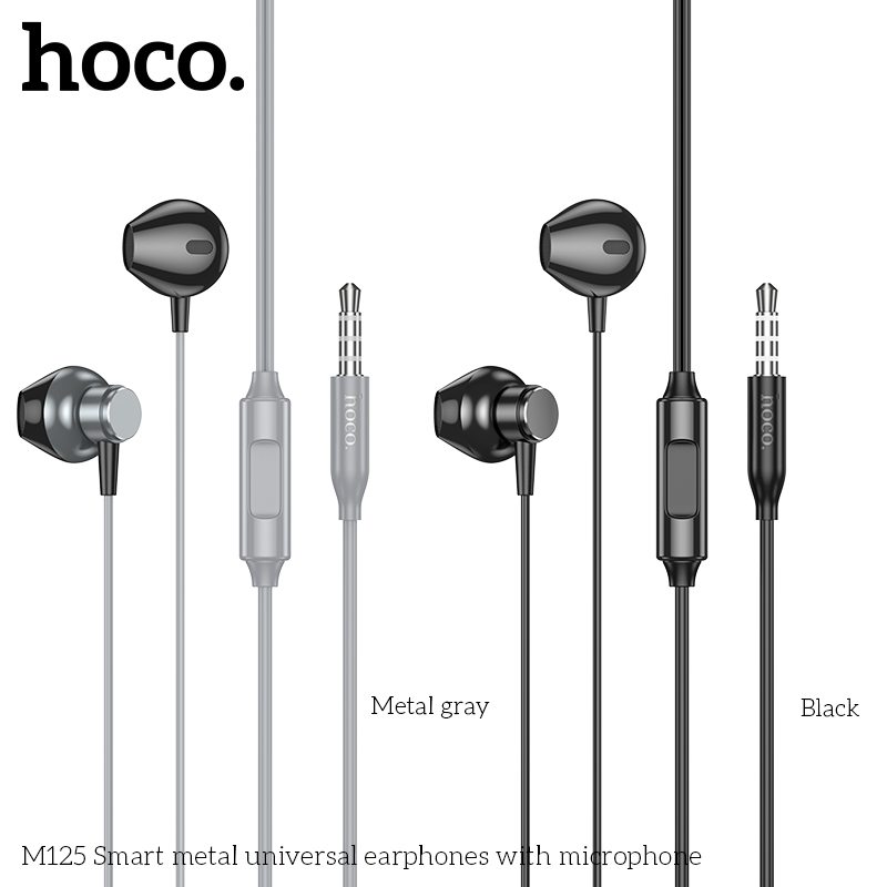 Tai nghe có dây 3.5 nhét tai HOCO M125 có Micro dài 1m2 chính hãng [BH 1 năm]