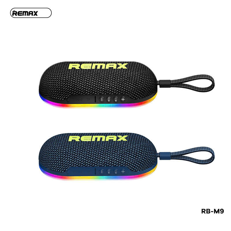 Loa bluetooth REMAX RB-M9 siêu hay 7 chế độ hiệu ứng ánh sáng RGB đầy màu sắc bluetooth V5.4 [BH 1 năm]