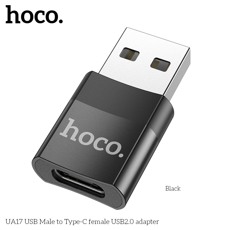 Jack chuyển đổi UA17 USB sang Type-C chính hãng [BH: 1 NĂM]