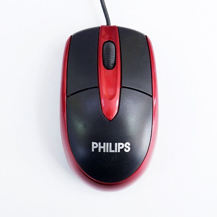 Chuột có dây Philips đỏ [BH 1 năm] / pktn sale