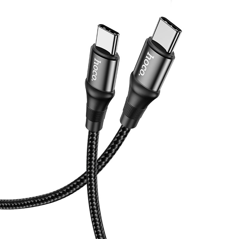 Cáp sạc nhanh Hoco X50 2 đầu Type-C (c-c) dây dù 1M chính hãng [BH 1 năm]