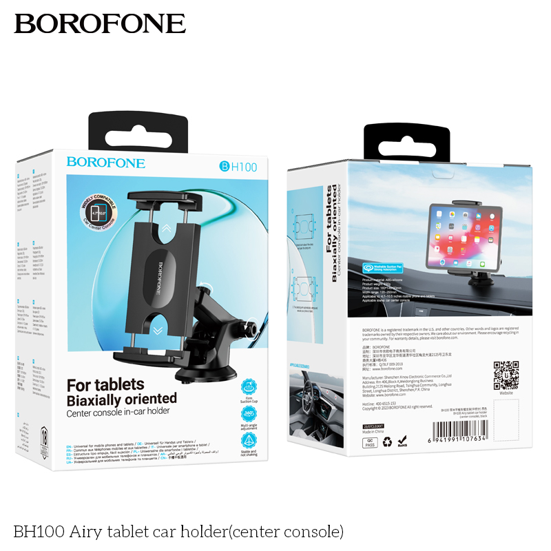 Giá đỡ máy tính bảng trên ô tô BOROFONE BH100 đế hít chính hãng (cho xe hơi)