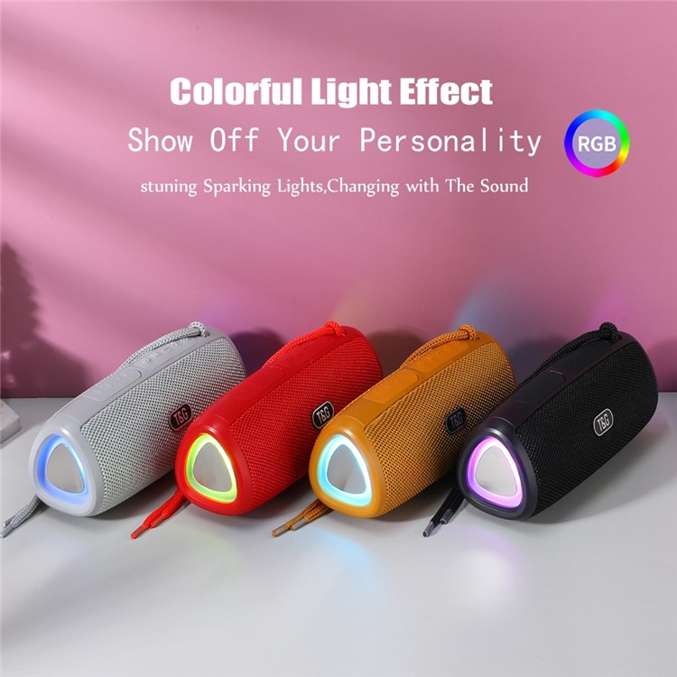 Loa bluetooth T&G TG-344 mẫu loa dài cầm tay có móc treo kèm đèn led siêu đẹp [BH 1 năm]
