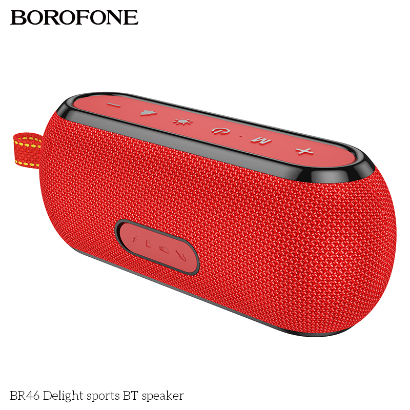 Loa bluetooth BOROFONE BR46 phiên bản thể thao kèm đèn led siêu đẹp chính hãng [BH 1 Năm]